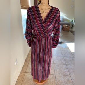 Colorful Anthropologie dress size L